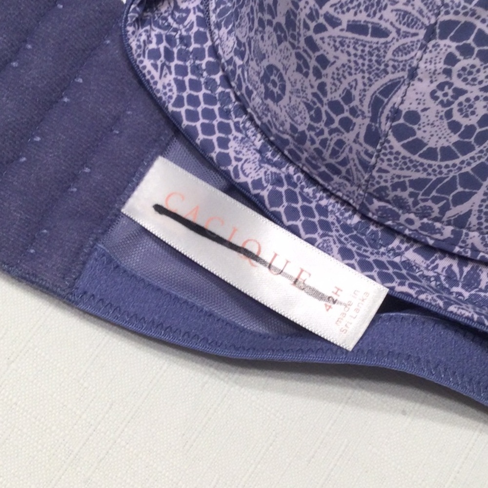 Cacique Lightly Lined Balconette Bra - Picture 6 of 7